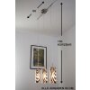 Wofi COLLAGE pendant light matt nickel, 3-light sources