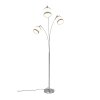 Reality DAVOS Floor Lamp chrome, 3-light sources