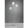 Reality DAVOS Floor Lamp chrome, 3-light sources