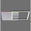 Leuchten Direkt RENDA Ceiling Light LED silver, 2-light sources, Remote control, Colour changer