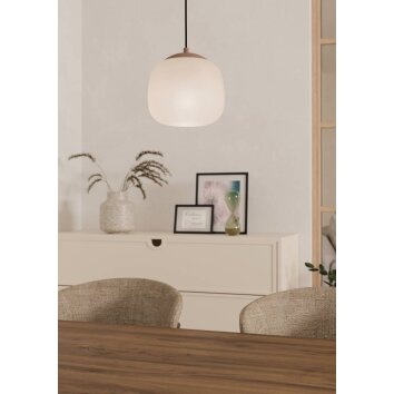Eglo COMINIO Pendant Light Taupe, 1-light source