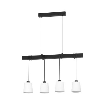 Eglo TOWNSHEND Pendant Light black, 4-light sources