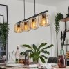 Lauden Pendant Light glass 15cm Amber, 4-light sources