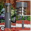 Dakar pedestal light anthracite, 1-light source, Motion sensor