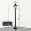 Naofe path light black, 1-light source