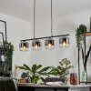 Lauden Pendant Light glass 15cm clear, Smoke-coloured, 4-light sources
