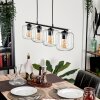 Lauden Pendant Light glass 15cm clear, 4-light sources
