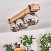 Montgomery Ceiling Light glass 15cm black, 3-light sources