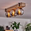 Montgomery Ceiling Light glass 15cm black, 3-light sources