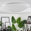 Melres Ceiling Light LED white, 1-light source, Remote control