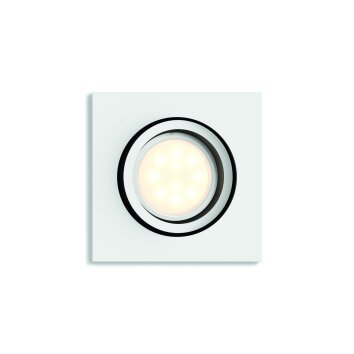 Philips HUE AMBIANCE WHITE MILLISKIN Recessed spotlight, extension white, 1-light source