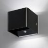 FHL easy Magnetics Outdoor Wall Light LED black, 1-light source, Motion sensor