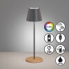 FHL easy Cosenza Table lamp LED grey, Ecru, 1-light source, Colour changer