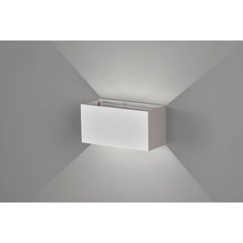 Fischer & Honsel Wallo Wall Light LED silver, 4-light sources