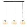 Brilliant Kaizen Pendant Light black, 3-light sources