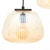 Brilliant Kaizen Pendant Light black, 3-light sources