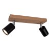 Languileo Ceiling Light Light wood, 2-light sources