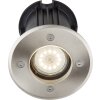 Globo STYLE II recessed light stainless steel, 1-light source