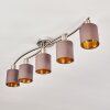 Glane Ceiling Light matt nickel, 5-light sources