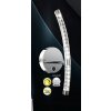 Globo HYPERION Wall Light chrome, 1-light source