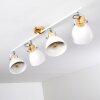 Banjul Ceiling Light Light wood, white, 4-light sources