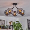 Gastor Ceiling Light black, 5-light sources