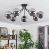 Gastor Ceiling Light black, 7-light sources