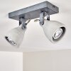 Lomma Ceiling Light grey, 2-light sources