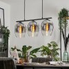 Vevino Pendant Light clear, Smoke-coloured, 3-light sources