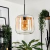 Lauden Pendant Light glass 25cm Amber, clear, 1-light source