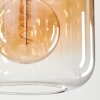 Lauden Pendant Light glass 25cm Amber, clear, 1-light source