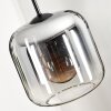 Lauden Pendant Light glass 20cm clear, Smoke-coloured, 1-light source