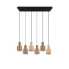 Trio AGUDO Pendant Light black, 6-light sources