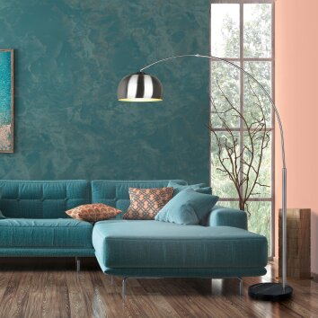 Trio ARGENTINA Floor Lamp matt nickel, 1-light source