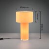 Trio BALE Table lamp yellow, 2-light sources