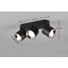 Trio GUAYANA Ceiling Light black, 3-light sources