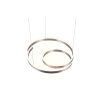 Trio MARNIE Pendant Light LED brushed aluminium, 1-light source