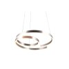 Trio MARNIE Pendant Light LED brushed aluminium, 1-light source