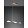 Trio MERTON Pendant Light LED brass, 3-light sources