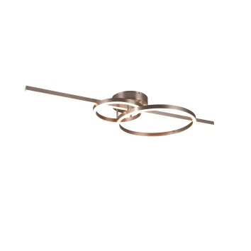 Trio MONTILLA Ceiling Light LED matt nickel, 1-light source, Remote control