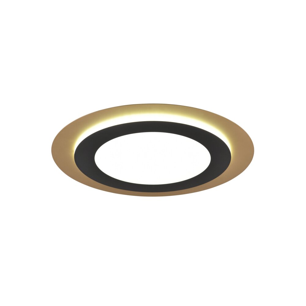 Trio MORGAN Ceiling Light LED gold, black 641519280 | illumination 