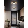 Trio MORGAN Ceiling Light LED gold, black, 1-light source, Remote control