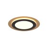 Trio MORGAN Ceiling Light LED gold, black, 1-light source, Remote control
