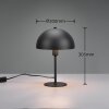 Trio NOLA Table lamp black, 1-light source