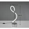 Reality ARGOS Table lamp LED chrome, 1-light source