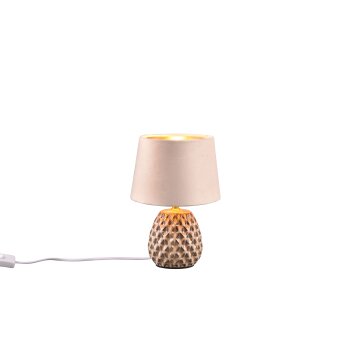 Reality ARIANA Table lamp beige, 1-light source