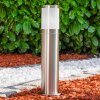 TOLSONA Pedestal Light stainless steel, 1-light source