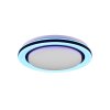 Reality CARTIDA Ceiling Light LED white, 1-light source, Remote control, Colour changer