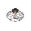 Reality GRID Ceiling Light black, 1-light source