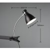 Reality HARVEY clamp-on light chrome, black, 1-light source
